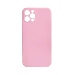 Silicone Case with Camera Shield for Apple iPhone 12 Pro Max Pink  Silicone Case with Camera Shield for Apple iPhone 12 Pro Max Pink